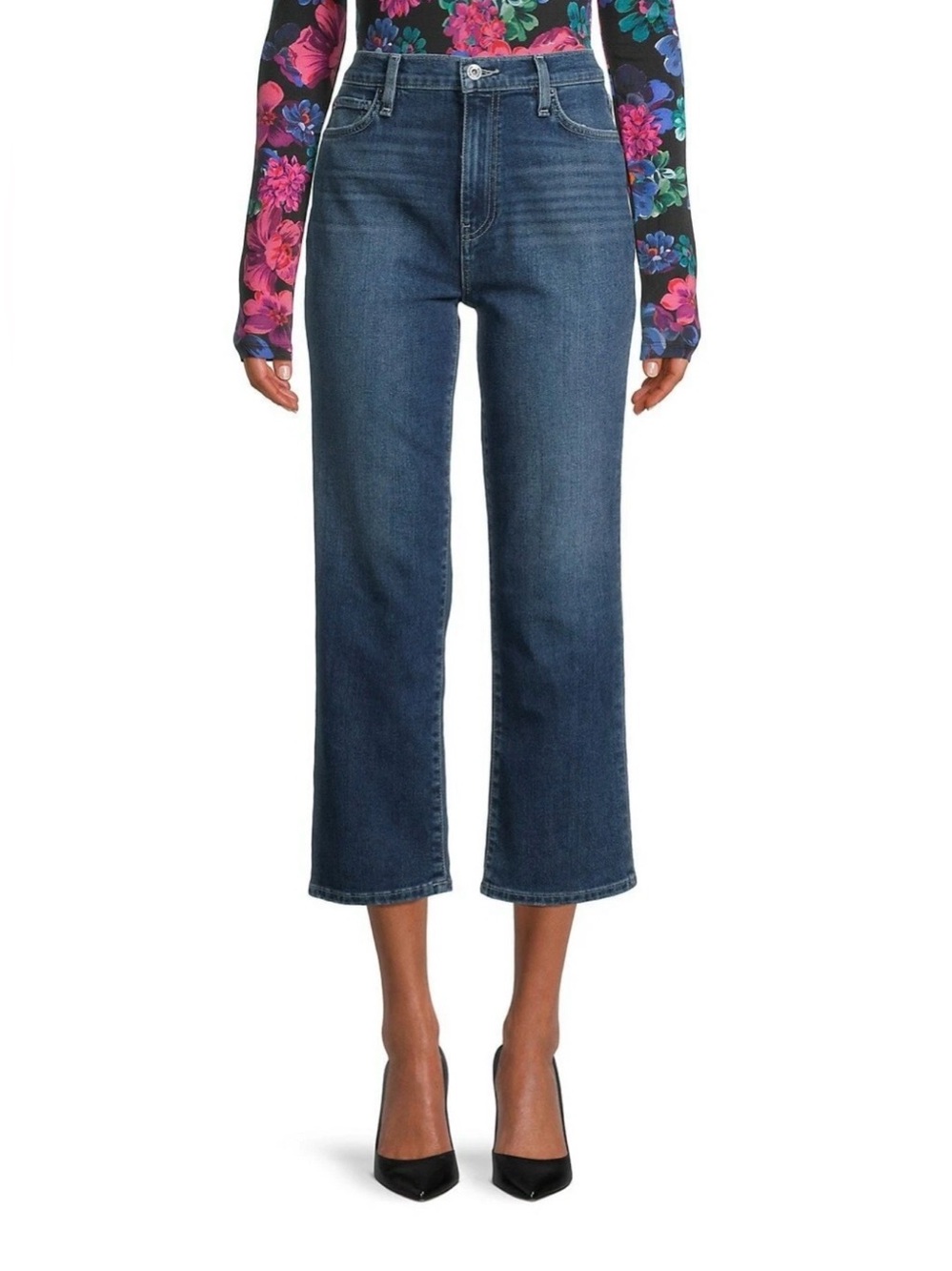 Hudson Noa Straight Leg Cropped Jeans